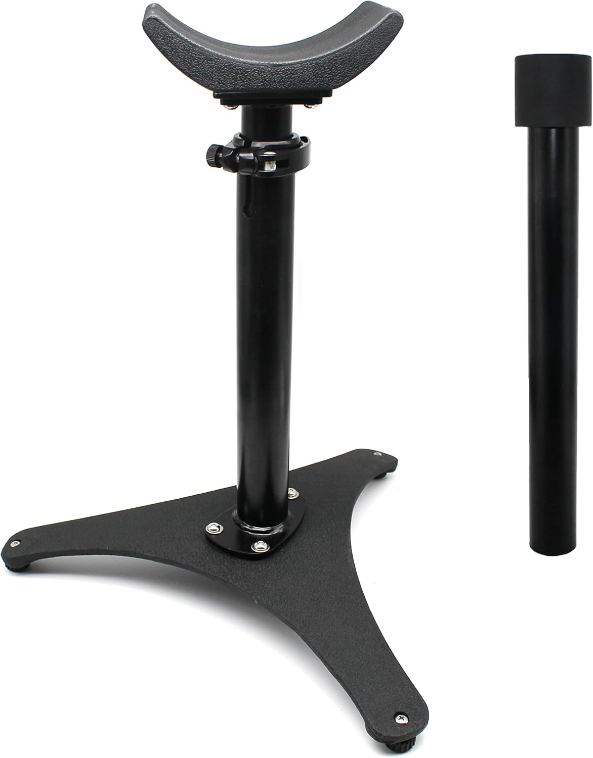 Metal Hoof Stand with Adjustable Height Hoof Jack Farrier Stand Horse Hoof Stand,Black